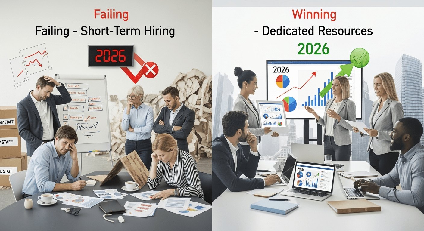 Why “Short-Term Hiring” Is Failing and Dedicated Resources Are Winning in 2026