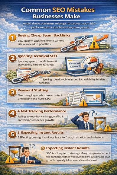 Common SEO Mistakes Businesses Make