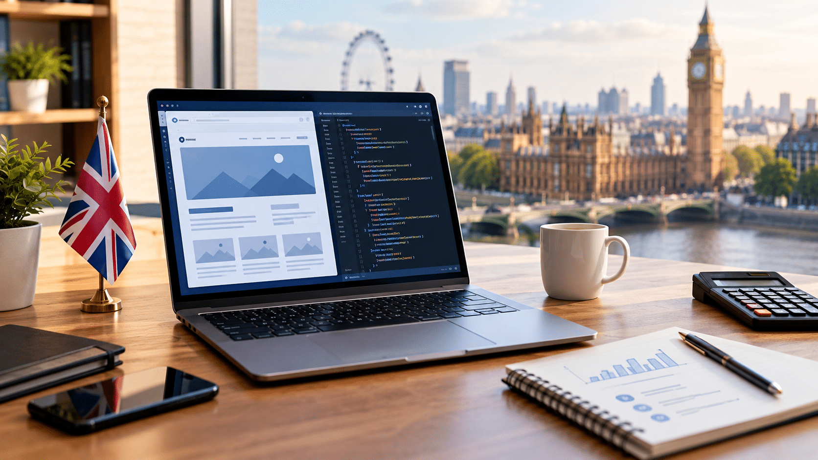 UK web developer costs